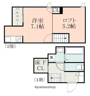 CB琴平アインス【2階】の間取り