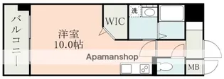 ラ・シック熊本駅前Ⅱ【2階】の間取り