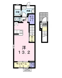 ネオ レジデンス八王寺【2階】の間取り