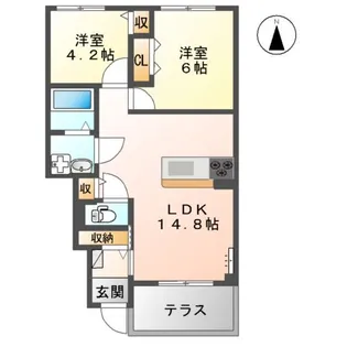 フロムS【1階】の間取り