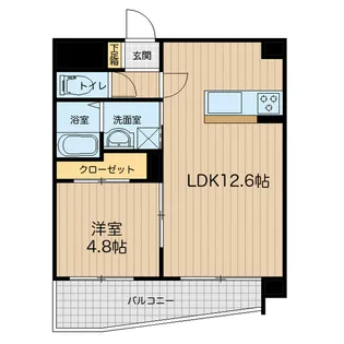 FRAISE本荘【6階】の間取り