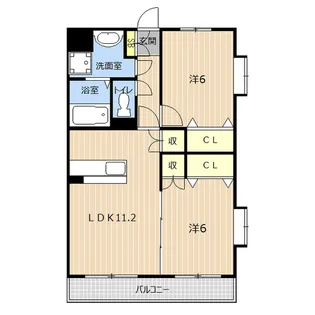 リヴィエールⅠ【1階】の間取り