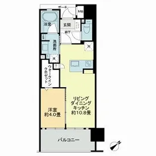 エイルマンション水道町2【12階】の間取り