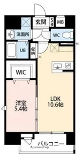 熊本県熊本市中央区坪井4丁目【マンション】の間取り