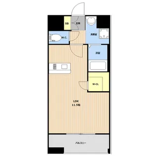 LEGEND水前寺【14階】の間取り