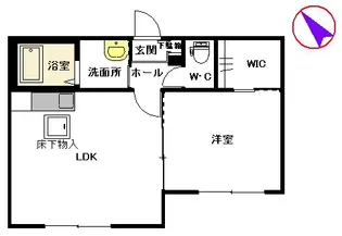 エスポワール Ⅰ番館【1階】の間取り