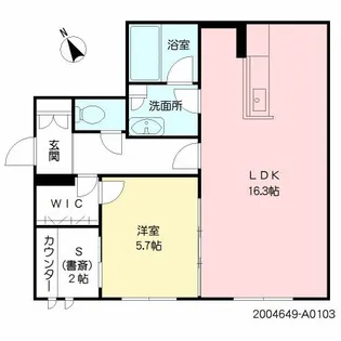 RICCO藤崎宮【1階】の間取り