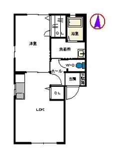 フレグランスK【1階】の間取り