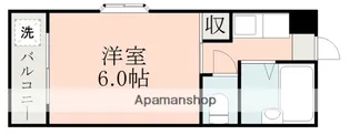 熊本県熊本市中央区渡鹿5丁目【マンション】の間取り