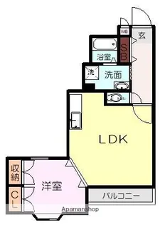 ヴェラビスタガーデン【3階】の間取り