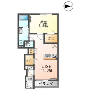 エターナル【1階】の間取り