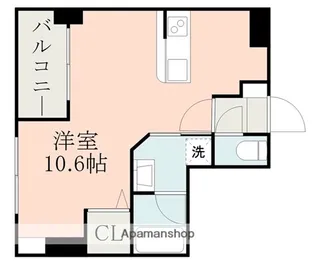 サクシード新町【4階】の間取り