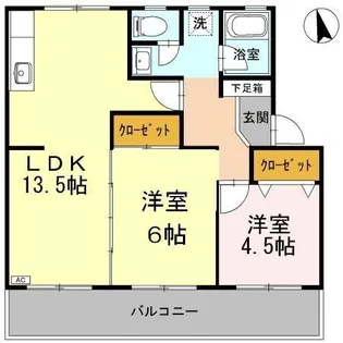アイツーハイツ【2階】の間取り