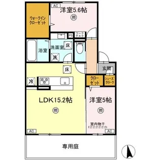 イセリーノ【1階】の間取り