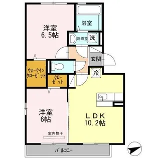 さくらそう世安一号館【3階】の間取り