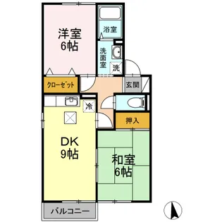 セジュールフォレスト【103号室】の間取り