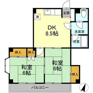 松本ビル【3階】の間取り