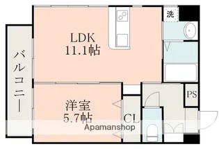 ポストワン春日南【5階】の間取り