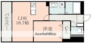 ガーデンスクエア桜町【6階】の間取り