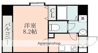 DAR FRUTO辛島【9階】の間取り
