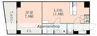 アパアズーロ【6階】の間取り