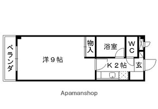 熊本県熊本市中央区新屋敷3丁目【マンション】の間取り
