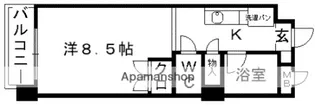 リベルテ本荘【8階】の間取り