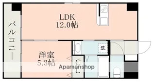 クイール世安【7階】の間取り