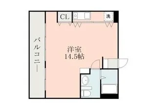 HAPPY FEELIN’ SHINMACHI【9階】の間取り