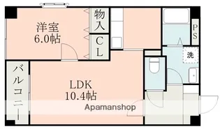 コートベネッセ熊本駅南【4階】の間取り
