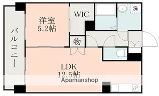 グランフィーネ祗園橋【10階】の間取り