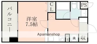 レジディア熊本辛島【14階】の間取り