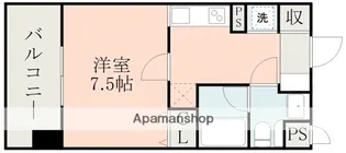 レジディア熊本辛島【14階】の間取り