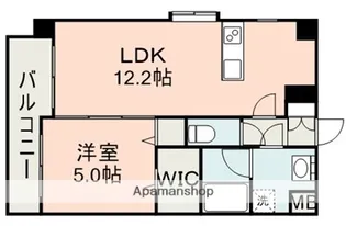パリス長嶺【3階】の間取り