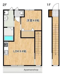 熊本県熊本市東区秋津3丁目【アパート】の間取り