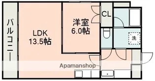 イルミナーレ島崎【4階】の間取り