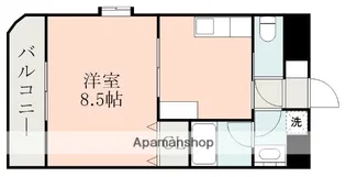 キャッスル水前寺【2階】の間取り