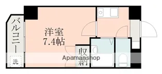 アビタシオン黒髪【7階】の間取り