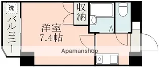 アビタシオン黒髪【6階】の間取り