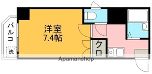 アビタシオン黒髪【6階】の間取り