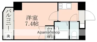 アビタシオン黒髪【3階】の間取り