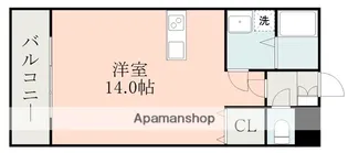 S−FORT平成けやき通り【6階】の間取り