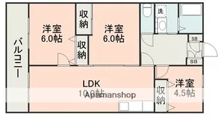 ル・メヨール長嶺【6階】の間取り