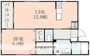 熊本県熊本市中央区帯山8丁目【マンション】の間取り