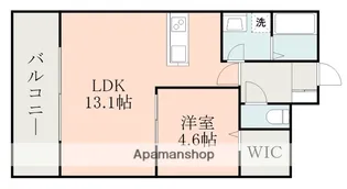 熊本県熊本市東区月出5丁目【マンション】の間取り