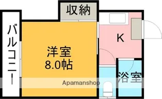 セゾン新屋敷【2階】の間取り