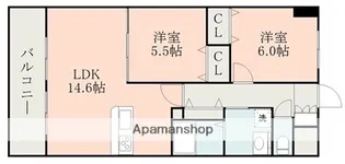 ロイヤルコンフォート光の森【4階】の間取り
