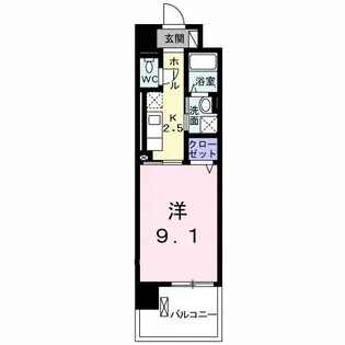 アネックス小峯【4階】の間取り