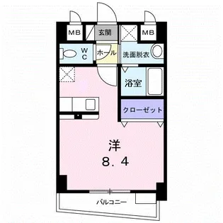 ソレシア・グランデ錦ヶ丘【4階】の間取り