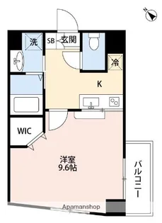 ARVITA新屋敷【6階】の間取り